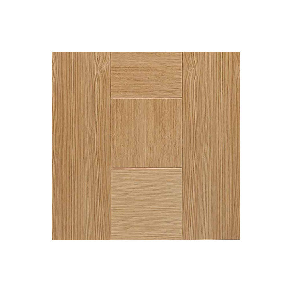 Bespoke Thruslide Catalonia Flush Oak Door - 2 Sliding Doors and Frame Kit - Prefinished