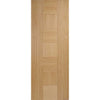 Bespoke Catalonia Flush Oak Door - 2 Door Wardrobe and Frame Kit - Prefinished