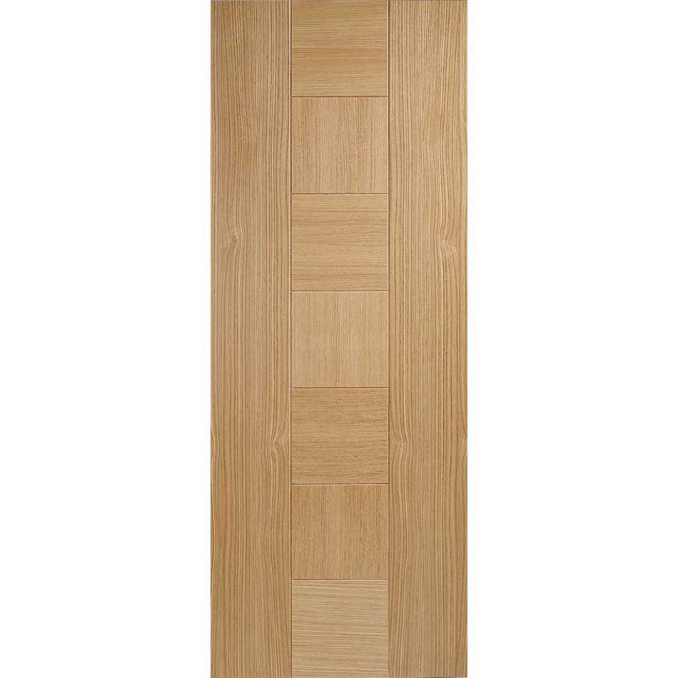 Bespoke Thruslide Catalonia Flush Oak Door - 3 Sliding Doors and Frame Kit - Prefinished
