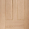 Bespoke Thrufold Colonial Oak 6 Panel Folding 3+0 Door - No Raised Mouldings