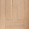 Bespoke oak veneer interior door