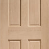 Bespoke Thrufold Colonial Oak 6 Panel Folding 3+2 Door - No Raised Mouldings