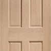 Bespoke Thruslide Colonial Oak 6 Panel 4 Door Wardrobe and Frame Kit