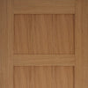 Contemporary 4P Oak Evokit Pocket Fire Door Detail - 30 Minute Fire Rated