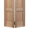 Contemporary 4 Panel Oak Bifold Door