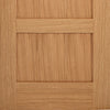 contemporary 4 panel oak solid door 