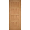 LPD Joinery Bespoke Contemporary 4P Oak Fire Door - 1/2 Hour Fire Rated