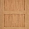 LPD Joinery Bespoke Contemporary 4P Oak Fire Door - 1/2 Hour Fire Rated