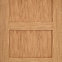 LPD Joinery Bespoke Contemporary 4P Oak Fire Door - 1/2 Hour Fire Rated