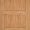 LPD Joinery Bespoke Contemporary 4P Oak Fire Door - 1/2 Hour Fire Rated