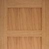 contemporary 4 panel oak solid door 