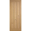 Four Sliding Doors and Frame Kit - Coventry Contemporary Oak Panel Door - Unfinished