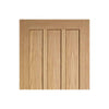 Three Folding Doors & Frame Kit - Coventry Contemporary Panel Oak 3+0 - Unfinished