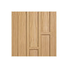 Coventry Oak 6 Panel Single Evokit Pocket Door Detail - Prefinished