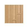 Coventry Oak 6 Panel Single Evokit Pocket Door Detail - Prefinished