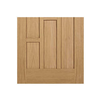 Coventry Oak 6 Panel Single Evokit Pocket Door Detail - Prefinished