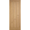 Coventry Oak 6 Panel Single Evokit Pocket Door Detail - Prefinished