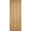 Coventry Oak 6 Panel Single Evokit Pocket Door Detail - Prefinished