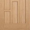 Coventry Contemporary Oak Panel Absolute Evokit Single Pocket Door Details
