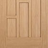 LPD Joinery Bespoke Coventry Contemporary Oak Panel Fire Door - 1/2 Hour Fire Rated