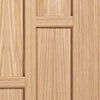 LPD Joinery Bespoke Coventry Contemporary Oak Panel Fire Door - 1/2 Hour Fire Rated