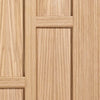 LPD Joinery Bespoke Coventry Contemporary Oak Panel Fire Door - 1/2 Hour Fire Rated