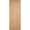 Coventry Oak Internal Door Pair - Clear Glass - Prefinished