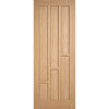 Coventry Oak Internal Door Pair - Clear Glass - Prefinished