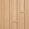 Coventry Contemporary Oak Veneer Staffetta Twin Telescopic Pocket Doors