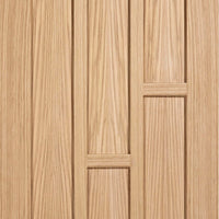 Bespoke Coventry Contemporary Oak Panel Door Pair