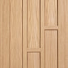 Coventry Contemporary Oak Panel Double Evokit Pocket Door
