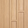 LPD Joinery Bespoke Coventry Contemporary Oak Panel Fire Door - 1/2 Hour Fire Rated