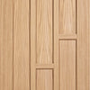 LPD Joinery Bespoke Coventry Contemporary Oak Panel Fire Door - 1/2 Hour Fire Rated