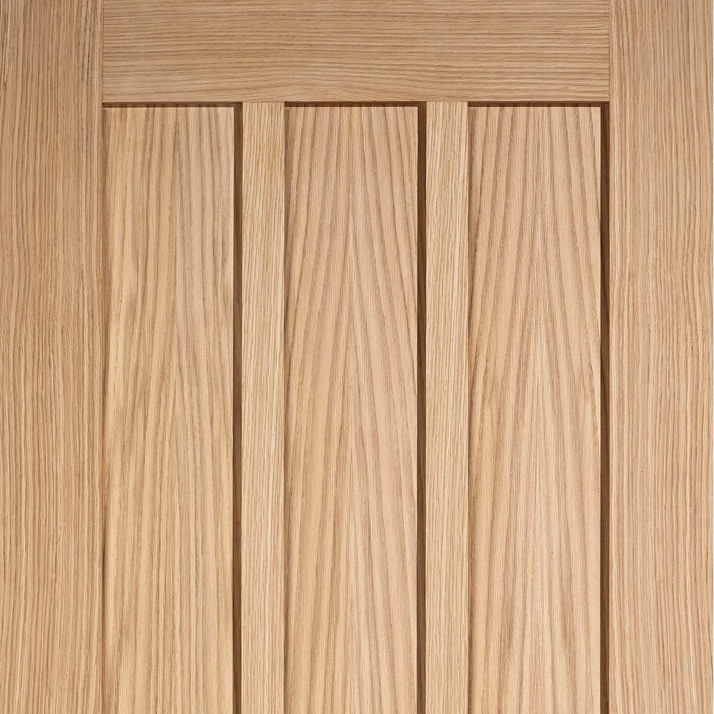Bespoke Coventry Contemporary Oak Panel Door Pair