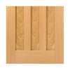 FD30 Fire Door, Idaho Oak 3 Panel Door - 1/2 Hour Fire Rated - Prefinished