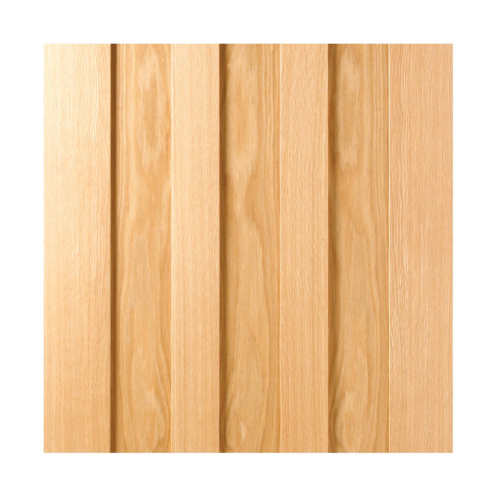 FD30 Fire Door, Idaho Oak 3 Panel Door - 1/2 Hour Fire Rated - Prefinished