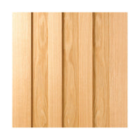 FD30 Fire Door, Idaho Oak 3 Panel Door - 1/2 Hour Fire Rated - Prefinished