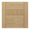 LPD Joinery Edmonton Oak Flush Fire Door Pair - 1/2 Hour Fire Rated - Prefinished