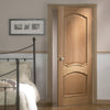 louis oak door with raised mouldings 