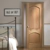 louis oak door with raised mouldings 