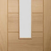 Bespoke Thruslide Palermo Oak 1 Pane Glazed - 4 Sliding Doors and Frame Kit