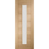 Palermo modern oak veneer glazed interior door