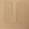 Bespoke Thrufold Victorian 4P Oak Shaker Folding 2+0 Door
