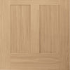 Bespoke Victorian Oak Shaker Fire Door - 1/2 Hour Fire Rated