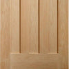 Two Sliding Doors and Frame Kit - DX 1930'S Oak Panel Door - Prefinished