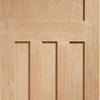 Bespoke DX 1930'S Oak Panel Single Frameless Pocket Door Detail - Prefinished