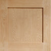 Three Folding Doors & Frame Kit - DX 1930'S Oak Panel 3+0 - Prefinished