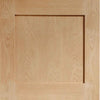 Six Folding Doors & Frame Kit - 1930's Oak Solid 3+3 - Frosted Glass - Unfinished