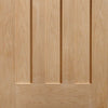 Bespoke Thrufold DX 1930's Oak Glazed Folding 3+1 Door - Prefinished