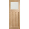 Bespoke Thrufold DX Oak 1930's Style Glazed Folding 3+3 Door